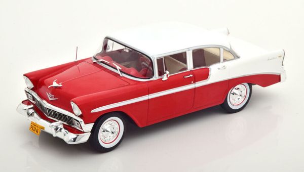 WBXWB124121 - CHEVROLET Bel Air Sedan Rouge et blanche - 1