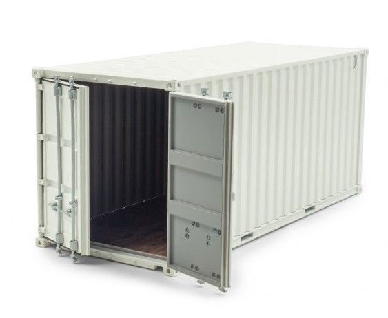 HOL1256 - Container 20 pieds Blanc - 1