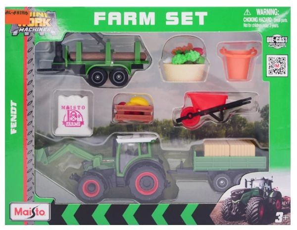 MST12564-C - Set FENDT 209 Vario avec chargeur remorque - remorque forestière et accessoires - 1