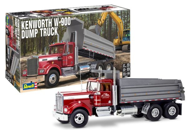REV12628 - Camion Kenworth W-900 Dump à assembler et à peindre - 1