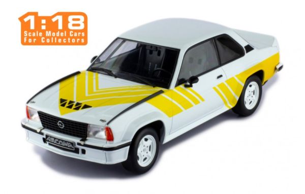 IXO18CMC127.22 - OPEL Ascona B 400 1982 Blanche et jaune - 1