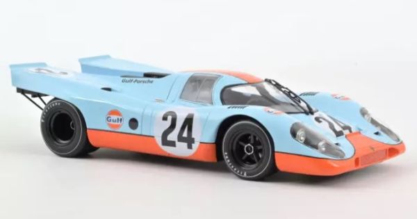 NOREV127508 - PORSCHE 917K 1000km Spa 1970 #24 Siffert / Redman bleu - 1