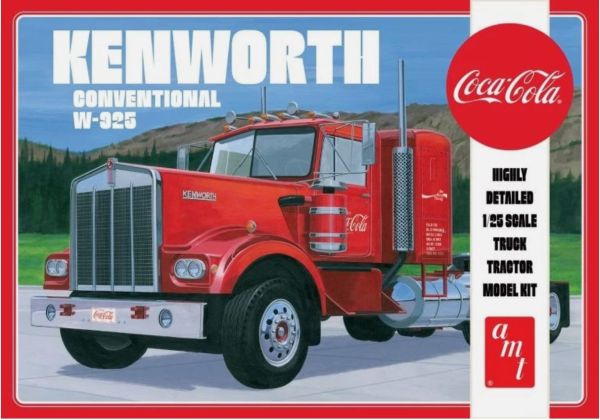 AMT1286/06 - KENWORTH Conventional W-925 6x4 - COCA-COLA à assembler et à peindre - 1
