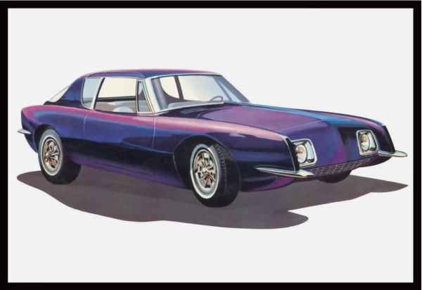 AMT1312/12 - STUDEBAKER Avanti 1963 à assembler et à peindre - 1