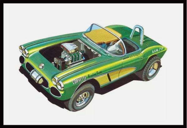 AMT1318/12 - CHEVROLET Corvette 1962 à assembler et à peindre - 1