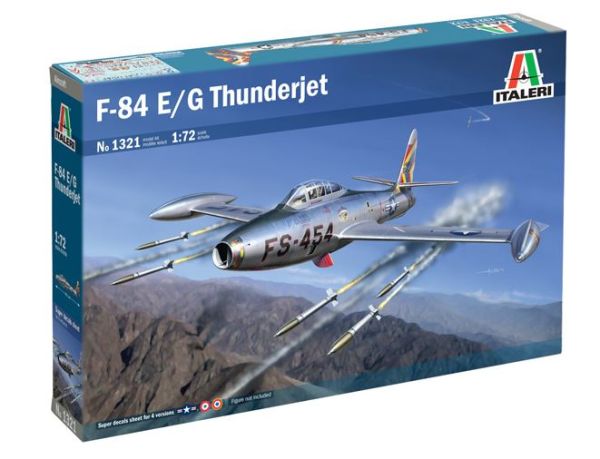 ITA1321 - Avion bombardier REPLUBLIC F-84 G Thunderjet à assembler et à peindre - 1