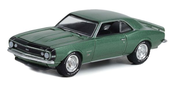 GREEN13320-A - CHEVROLET Camaro SS 369 1967 verte de la série GL MUSCLE sous blister - 1