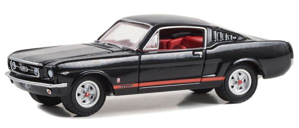 GREEN13340-A - FORD Mustang GT 1965 noir de la série THE STAMPEDE sous blister - 1