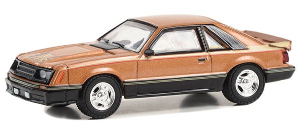 GREEN13340-F - FORD Mustang Cobra 1980 Marron de la série THE STAMPEDE sous blister - 1