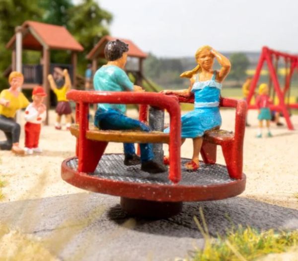 NOC13403 - Manège pour enfants avec mirco-mouvement - 5 x 5 x 5,4 cm - 1