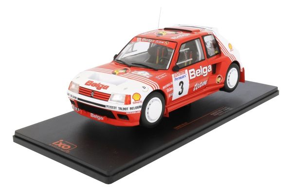 IXO18RMC135.22 - PEUGEOT 205 T16 Belga #3 Rallye Ypres 1985 B.DARNICHE / A.MAHE - 1