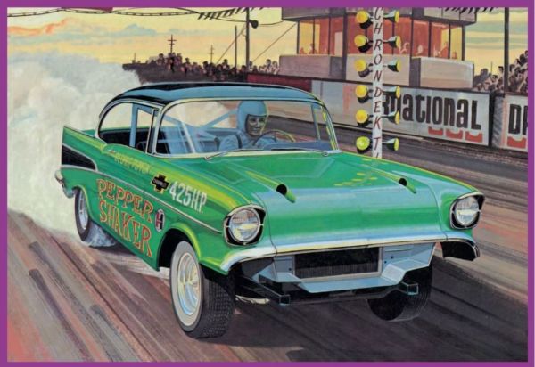 AMT1360/12 - CHEVROLET Bel Air - Pepper Shaker 1957 à assembler et à peindre - 1