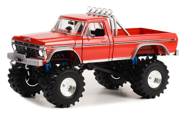 GREEN13646 - FORD F-250 Monster Truck 1974 avec pneus 48 pouces GODZILLA - 1