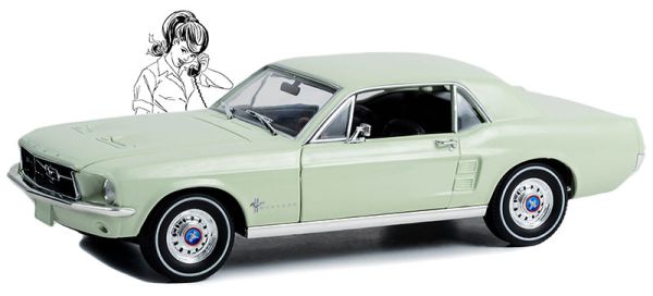 GREEN13663 - FORD Mustang coupe 1967 She Country Special - Bill Goodro FORD/DENVER/COLORADO Vert - 1