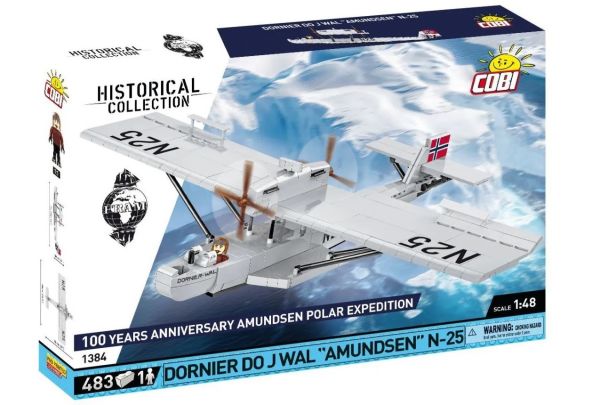 COB1384 - Hydravion DORNIER DO JA WAL - AMUNDSEN N°25 - 483 Pièces - 1