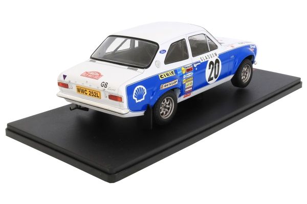 ミニカー　1/18 フォード エスコート MKI RS 1600 1973年モンテカルロラリー #20 H.Mikkola/J.Porter [18RMC140] イクソ 1/18 フォード エスコート MK.I RS 1600 1973