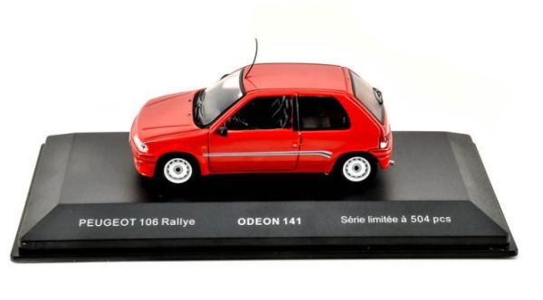 Voiture miniature Peugeot 106 Rallye 1 noire 1/43 ECHELLE 1/43, Odéon