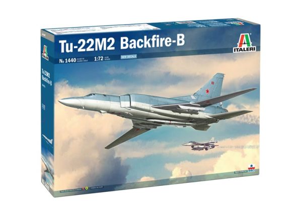 ITA1440 - Avion de bombardement TUPOLEV Tu-22 M3 Backfire B à assembler et à peindre - 1
