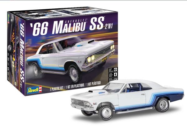 REV14520 - 1966 Chevy Malibu SS 2N1 maquette à construire - 1