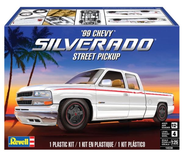 REV14538 - CHEVY Silverado street pickup 1999 à assembler et à peindre - 1