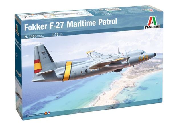 ITA1455 - Avion FOKKER  F-27 Maritime Patrol à assembler et à peindre - 1