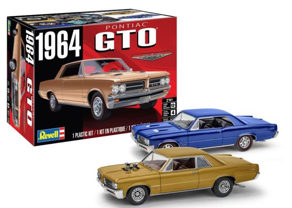 REV14574 - Voiture PONTIAC GTO 1964 à assembler et à peindre - 1