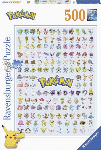 RAV147816 - Puzzle 500 pièces les 151 premiers  POKEMON - 1