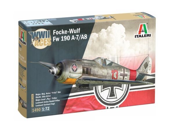 ITA1490 - Avion militaire FOCKE-WULF FW-190 A-8/F à assembler et à peindre - 1