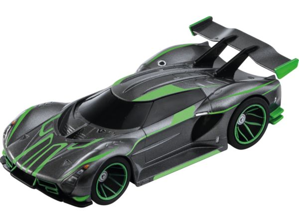 CARRERA15817084-A - Tuning Hyper Sportcar gris et vert à friction - 1