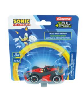 CARRERA15818326 - Voiture principale à friction SONIC the Hedgehog sous blister  - Noir - Shadow - 1