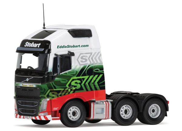 CORCC16004 - VOLVO FH 6X4 EDDIE STOBART blanc/vert/rouge - 1