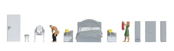 NOC16287 - Ensemble de figurines thématiques - Chambre à coucher - 1