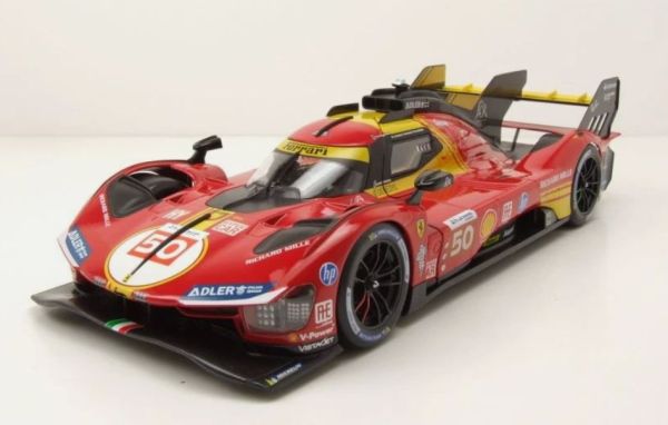 BUR16303-50 - FERRARI 499P Turbo V6 #50 Team Ferrari Champion des 24h du Mans 2024 A.FUOCO / M.MOLINA / N.NIELSEN - 1