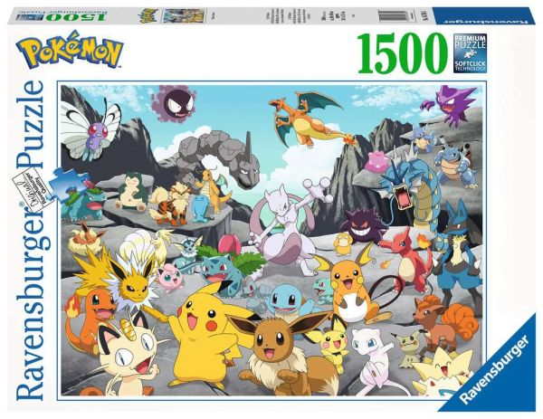 RAV167845 - Puzzle 1500 pièces POKEMON Classique - 1