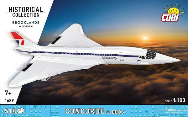 COB1689 - CONCORDE G-BBDG - 518 pièces - 1