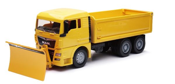 NEW17346 - MAN TGX 6x4 chasse neige jaune - 1