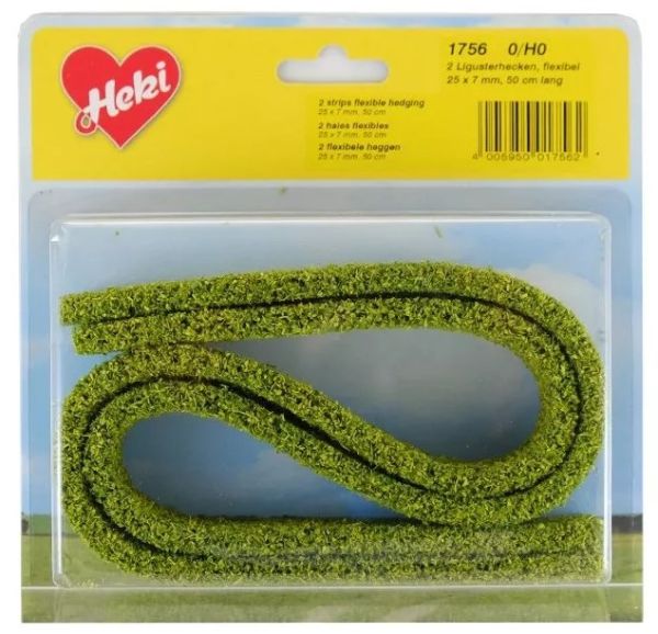 HEK1756 - 2 haies flexible en mousse vert clair 50 cm - 1