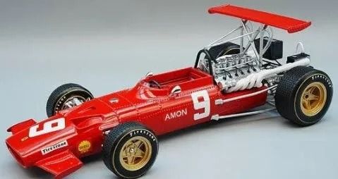 TM18-200D - FERRARI 312 F1 #9 GP d'Afrique du Sud 1969 C.AMON - Limité à 105ex. - 1