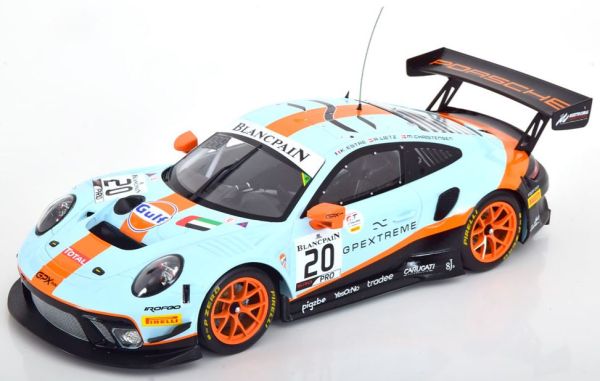 IXO-LEGT18-23003 - PORSCHE 911 GT3 R #20 gagnant des 24H SPA 2019 GULF RACING G.CHRISTENSEN / LIETZ / ESTRE - 1
