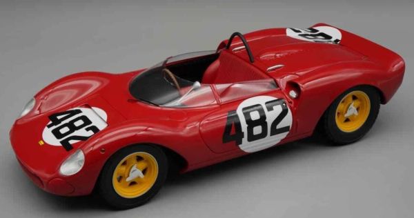 TM18-234C - FERRARI 206 #482 Gagant Dino SP - Sestriere 1965 L.SCARFLOTTI - 1