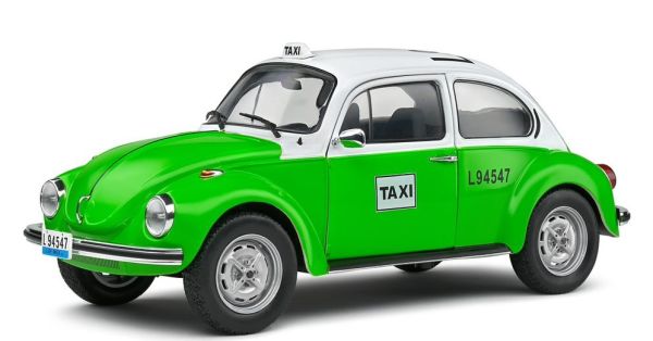 SOL1800521 - VOLKSWAGEN Beetle 1303 1974 Taxi méxicain Vert et blanc - 1