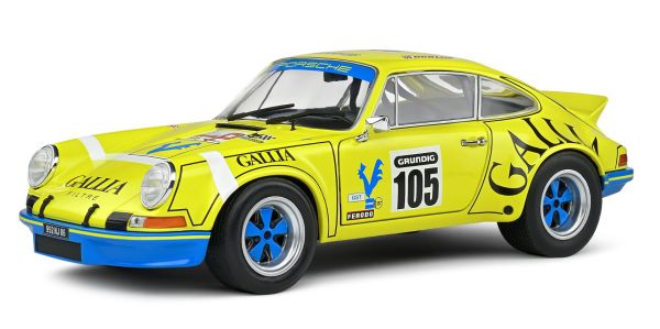 SOL1801118 - PORSCHE 911 RSR jaune Lafosse Tour de France automobile 1973 - 1