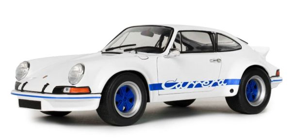 SOL1801119 - PORSCHE 911 RSR 1973 Blanc avec bandes bleu - 1