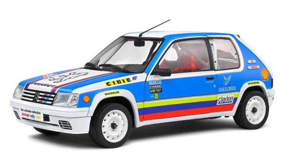 SOL1801716 - PEUGEOT 205 RALLYE 1,9L – Schwab collection 1990 Blanc - 1