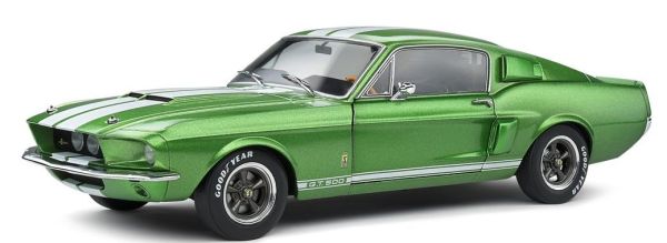 SOL1802907 - SHELBY Mustang GT500 verte avec bandes blanches 1967 - 1