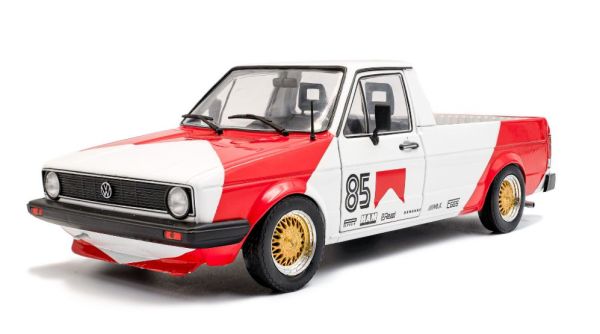 SOL1803512 - VOLKSWAGEN Caddy MK.1 M Racing 1982 Blanc et rouge - 1