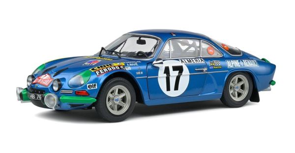SOL1804206 - ALPINE A110 1600S bleu rally Montecarlo 1972 - 1