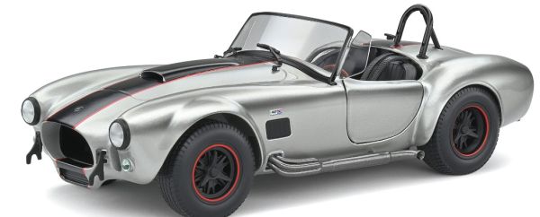 SOL1804907 - SHELBY Cobra Mk.2 427 Silver Custom 1965 grise - 1