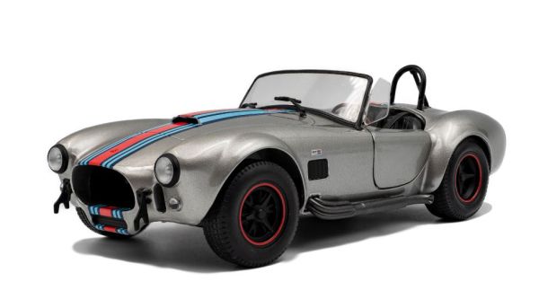 SOL1804913 - SHELBY Cobra 427 MKII Solido Works M Racing 1965 Argent - 1