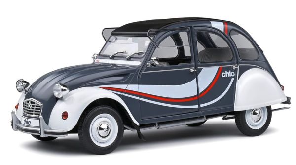 SOL1805023 - CITROEN 2 CV 6 Chic 1982 grise et Blanche - 1